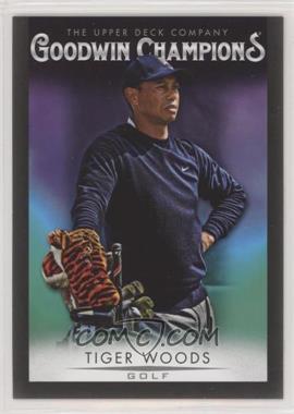 2021 Upper Deck Goodwin Champions - [Base] - Photo Variations Black #25 - Tiger Woods