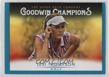 2021 Upper Deck Goodwin Champions - [Base] - Turquoise #81 - Horizontal - Lexi Thompson [EX to NM]