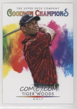 2021 Upper Deck Goodwin Champions - [Base] #125 - Splash of Color - Tiger Woods