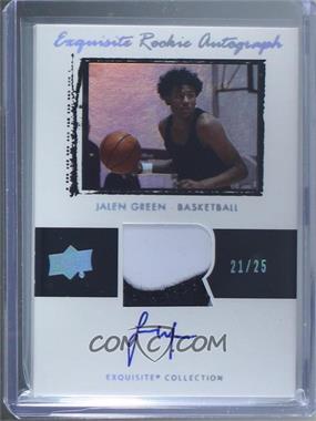 2021 Upper Deck Goodwin Champions - Exquisite Collection 2003-04 Rookie Auto Materials #03T-GR - Jalen Green /25