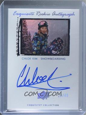 2021 Upper Deck Goodwin Champions - Exquisite Collection 2009-10 Rookie Auto #09T-CK - Chloe Kim /49