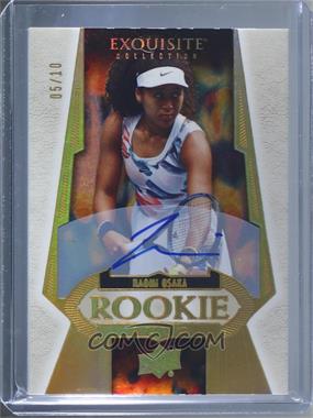 2021 Upper Deck Goodwin Champions - Exquisite Collection Rookie Auto - Gold Spectrum #RA-NM - Naomi Osaka /10