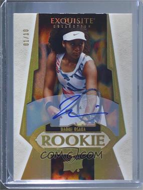 2021 Upper Deck Goodwin Champions - Exquisite Collection Rookie Auto - Gold Spectrum #RA-NM - Naomi Osaka /10