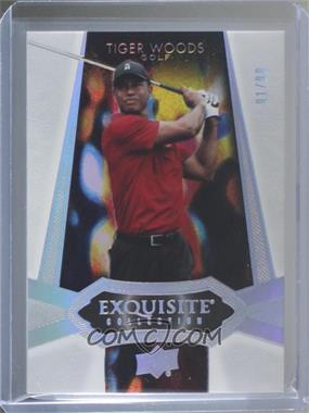 2021 Upper Deck Goodwin Champions - Exquisite Collection #V-TW - Tiger Woods /99