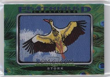 2021 Upper Deck Goodwin Champions - Feathered Creatures Patches #FC-5 - Tier 1 - Stork