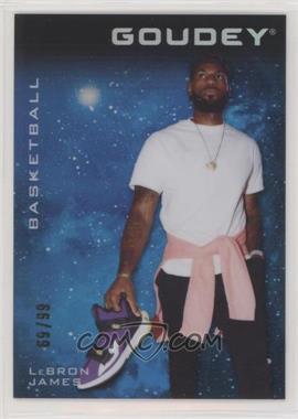 2021 Upper Deck Goodwin Champions - Goudey - Platinum Cosmic #G50 - LeBron James /99