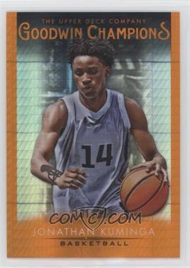 2021 Upper Deck Goodwin Champions - Platinum - Orange Prism #35 - Jonathan Kuminga /399