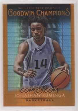 2021 Upper Deck Goodwin Champions - Platinum - Orange Prism #35 - Jonathan Kuminga /399