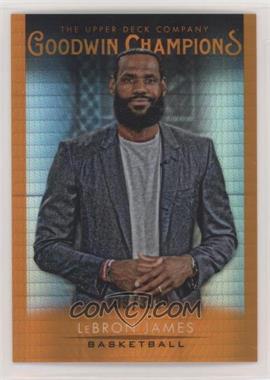 2021 Upper Deck Goodwin Champions - Platinum - Orange Prism #50 - LeBron James /399