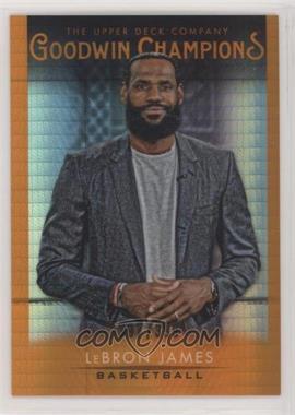 2021 Upper Deck Goodwin Champions - Platinum - Orange Prism #50 - LeBron James /399