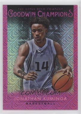 2021 Upper Deck Goodwin Champions - Platinum - Pink Traxx #35 - Jonathan Kuminga /299