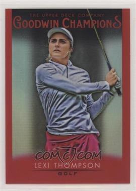 2021 Upper Deck Goodwin Champions - Platinum - Red #37 - Lexi Thompson