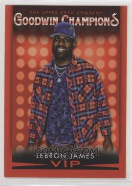 2021 Upper Deck Goodwin Champions - VIP Prize Cards - Red #P-4 - LeBron James