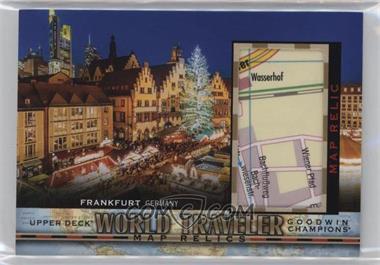 2021 Upper Deck Goodwin Champions - World Traveler Map Relics #WT-255 - Frankfurt, Germany