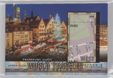 2021 Upper Deck Goodwin Champions - World Traveler Map Relics #WT-255 - Frankfurt, Germany