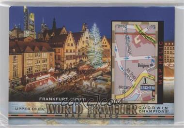 2021 Upper Deck Goodwin Champions - World Traveler Map Relics #WT-255 - Frankfurt, Germany