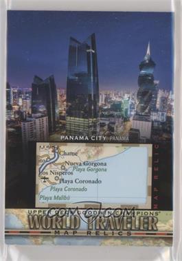 2021 Upper Deck Goodwin Champions - World Traveler Map Relics #WT-264 - Panama City, Panama