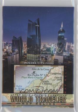 2021 Upper Deck Goodwin Champions - World Traveler Map Relics #WT-264 - Panama City, Panama