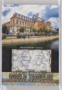 2021 Upper Deck Goodwin Champions - World Traveler Map Relics #WT-270 - Bucharest, Romania