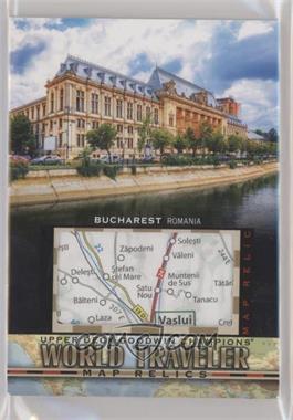 2021 Upper Deck Goodwin Champions - World Traveler Map Relics #WT-270 - Bucharest, Romania