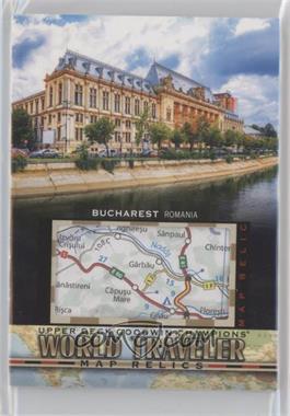 2021 Upper Deck Goodwin Champions - World Traveler Map Relics #WT-270 - Bucharest, Romania