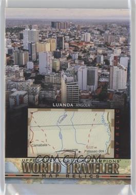 2021 Upper Deck Goodwin Champions - World Traveler Map Relics #WT-272 - Luanda, Angola