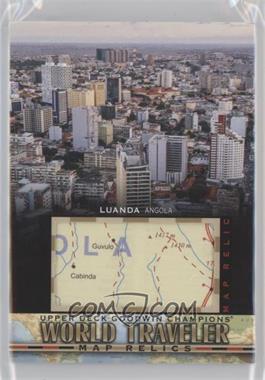 2021 Upper Deck Goodwin Champions - World Traveler Map Relics #WT-272 - Luanda, Angola