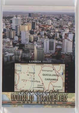 2021 Upper Deck Goodwin Champions - World Traveler Map Relics #WT-272 - Luanda, Angola