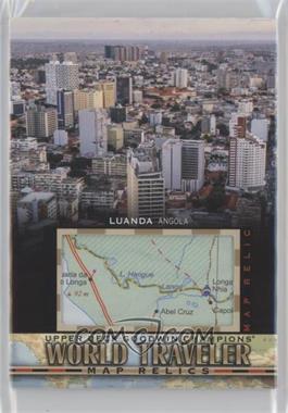 2021 Upper Deck Goodwin Champions - World Traveler Map Relics #WT-272 - Luanda, Angola