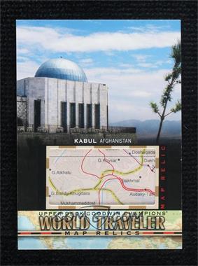 2021 Upper Deck Goodwin Champions - World Traveler Map Relics #WT-278 - Kabul, Afghanistan [EX to NM]