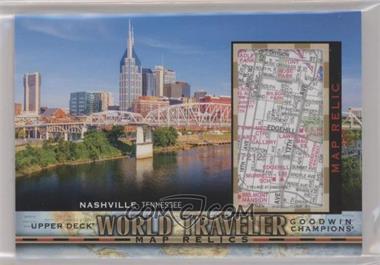2021 Upper Deck Goodwin Champions - World Traveler Map Relics #WT-291 - Nashville, TN