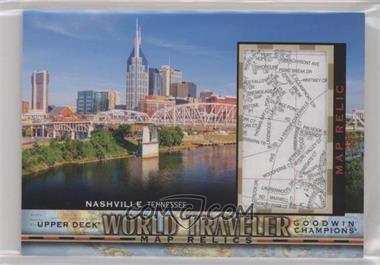 2021 Upper Deck Goodwin Champions - World Traveler Map Relics #WT-291 - Nashville, TN