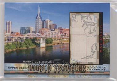 2021 Upper Deck Goodwin Champions - World Traveler Map Relics #WT-291 - Nashville, TN