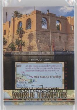 2021 Upper Deck Goodwin Champions - World Traveler Map Relics #WT-300 - Tripoli, Libya