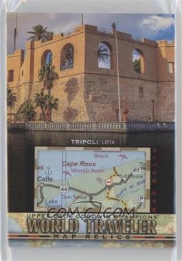 2021 Upper Deck Goodwin Champions - World Traveler Map Relics #WT-300 - Tripoli, Libya