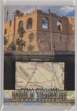 2021 Upper Deck Goodwin Champions - World Traveler Map Relics #WT-300 - Tripoli, Libya