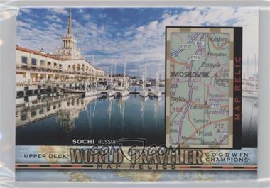 2021 Upper Deck Goodwin Champions - World Traveler Map Relics #WT-305 - Sochi, Russia