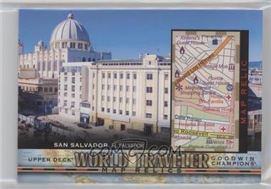 2021 Upper Deck Goodwin Champions - World Traveler Map Relics #WT-309 - San Salvador, El Salvador