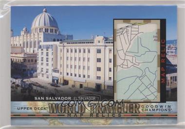 2021 Upper Deck Goodwin Champions - World Traveler Map Relics #WT-309 - San Salvador, El Salvador