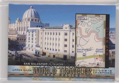 2021 Upper Deck Goodwin Champions - World Traveler Map Relics #WT-309 - San Salvador, El Salvador