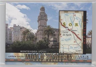 2021 Upper Deck Goodwin Champions - World Traveler Map Relics #WT-315 - Montevideo, Uruguay