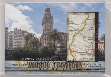 2021 Upper Deck Goodwin Champions - World Traveler Map Relics #WT-315 - Montevideo, Uruguay