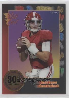 2021 Wild Card Nationals - 30th Anniversary Black - Red #30TH-5 - Mac Jones /25