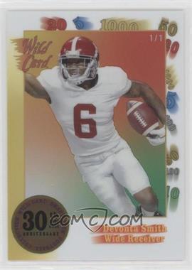 2021 Wild Card Nationals - 30th Anniversary White - One of One #30TH-13 - Devonta Smith /1