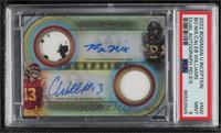 Caleb Williams, Bo Nix [PSA 9 MINT] #/99