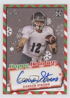 2022 Leaf Holiday Packs - Happy Holidays Autographs #HH-CS1 - Carson Strong [EX to NM]