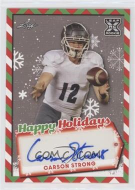 2022 Leaf Holiday Packs - Happy Holidays Autographs #HH-CS1 - Carson Strong [EX to NM]