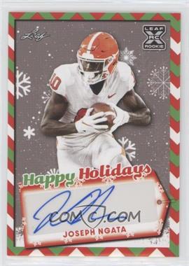 2022 Leaf Holiday Packs - Happy Holidays Autographs #HH-JN1 - Joseph Ngata