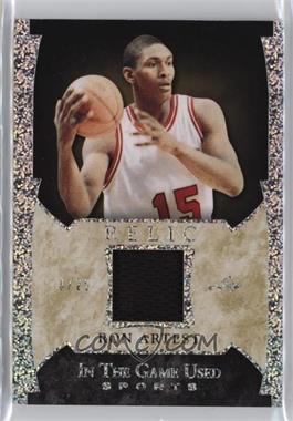 2022 Leaf In The Game Used Sports - Game Used Memorabilia - Silver Pattern #GUM-40 - Ron Artest