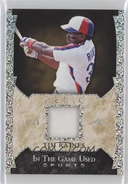 2022 Leaf In The Game Used Sports - Game Used Memorabilia - Silver Pattern #GUM-46 - Tim Raines /25